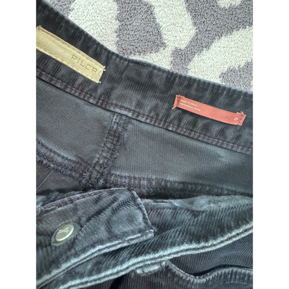 Anthropologie‎ Pilcro The Vintage Straight Blue Corduroy Navy Blue Size 25 - Picture 4 of 5